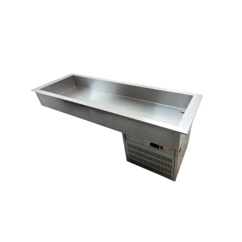 Asber Tina refrigerada 4 insertos 115V 60Hz DRFB 411 HC Nuevo
