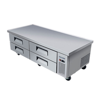 Sobrinox Base Chef Refrigerada 4 Cajones 127V  BRS-184-4C Seminuevo