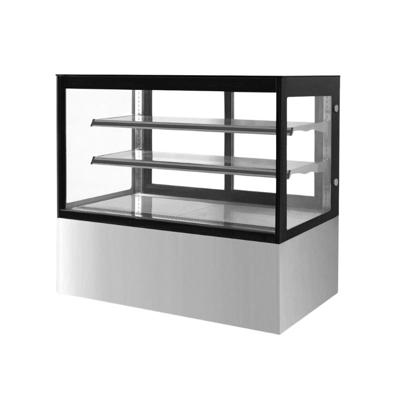 Migsa Vitrina Exhibidora De Cristal Recto 580 lt GN-1500R2 110V Seminuevo