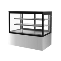 Migsa Vitrina Exhibidora De Cristal Recto 580 lt GN-1500R2 110V Seminuevo