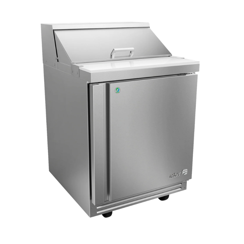 Asber Mesa refrigerada de preparación 1 puerta 115V 60Hz APTS-27-8-P HC Premium Nuevo