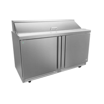 Asber Mesa refrigerada de preparacion ensaladas 2 puertas solidas APTS-60-16-P HC Premium Nuevo