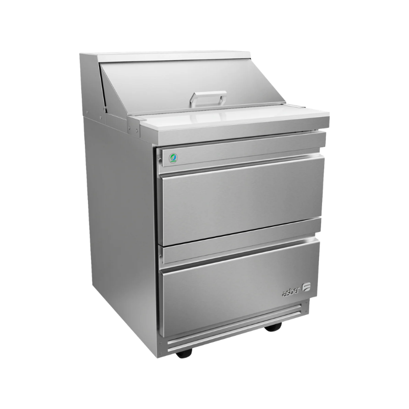 Asber Mesa refrigerada de preparacion ensaladas 2 cajones APTS-27-8-D2-P HC Premium Nuevo
