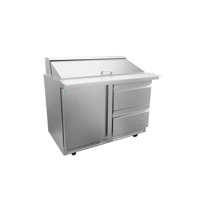 Asber Mesa refrigerada de preparacion ensaladas 2 cajones + 1 puerta APTS-48-12-D2-P HC Premium Nuevo