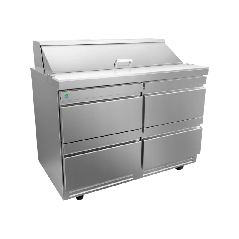 Asber Mesa refrigerada de preparacion ensaladas 4 cajones APTS-48-12-D4-P HC Premium Nuevo