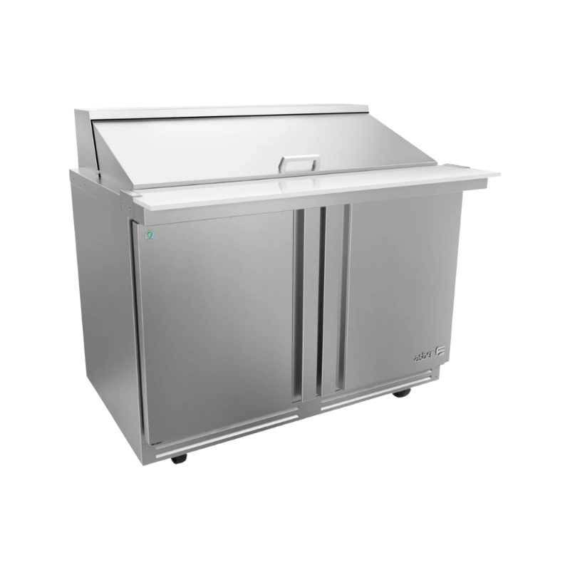 Asber Mesa refrigerada de preparación Mega top 2 puertas APTM-48-18-P HC Premium Nuevo