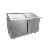 Asber Mesa refrigerada de preparacion Mega Top 2 puertas APTM-60-24-P HC Premium Nuevo