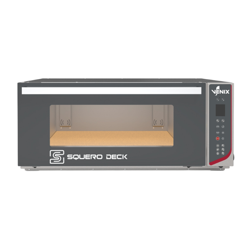 Venix Horno electrico con piso de piedra 2 charolas 60x40 cm SQUERO DECK SQDK02 Nuevo