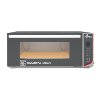 Venix Horno electrico con piso de piedra 2 charolas 60x40 cm SQUERO DECK SQDK02 Nuevo