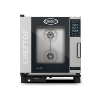 Unox Horno Combinado ChefTop a Gas 7 bandejas GN 1/1 XEVC-0711-GPRM Nuevo