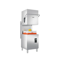 Asber Lavavajilla de Capota 2 Ciclos Lavado Continuo 40 Cestas/hora GEX H500 DD SA 220-240V 3~ 60Hz Nuevo