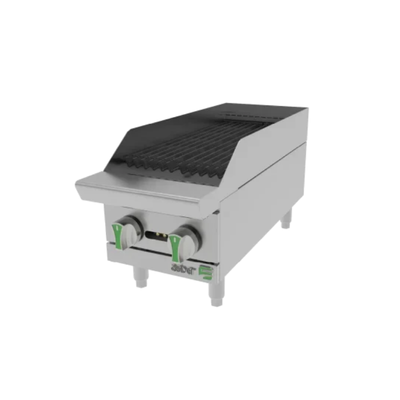 Asber Asador a gas LP con sercha perimetral radiante AERB 12 EM LPG Nuevo