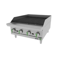 Asber Asador a gas LP con sercha perimetral radiante AERB 24 EM LPG Nuevo
