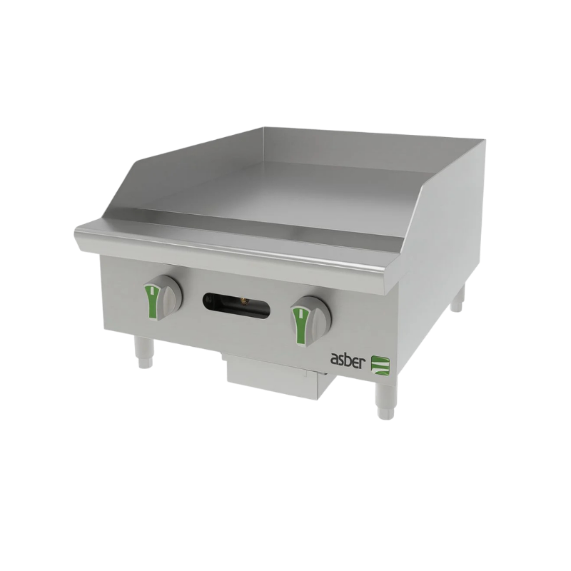 Asber Plancha 2 quemadores a gas LP paca 1