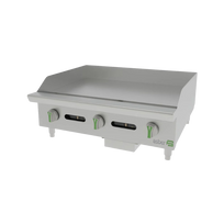 Asber Plancha a gas LP 3 quemadores placa 1