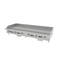 Asber Plancha a gas LP 6 quemadores placa 1