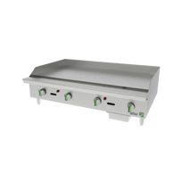 Asber Plancha termostatica a gas LP 4 quemadores AETG 48 EM LPG Nuevo