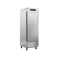 Asber Refrigerador Vertical 1 Puerta Acero Inox 23 Pies ARR-23 Seminuevo