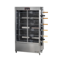 Gastromaq Rosticero/Asador 30 Pollos a Gas Acero Inoxidable AF30G2 127V Seminuevo