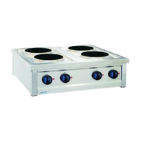 Asber Parrilla Eléctrica 4 Placas Redondas 230V ERE-800T Seminuevo
