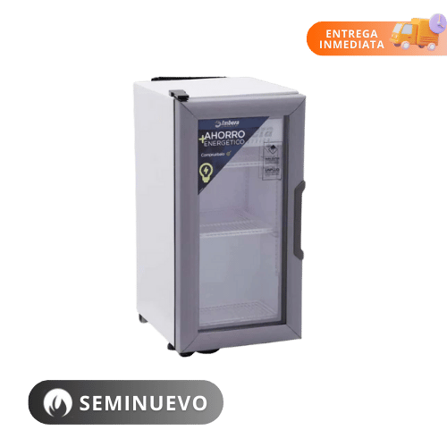 Imbera Refrigerador Vertical 1 Puerta Cristal VR1.5