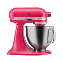 Kitchen Aid Combo Batidora Artisan 4.7 L Passion Red Seminuevo