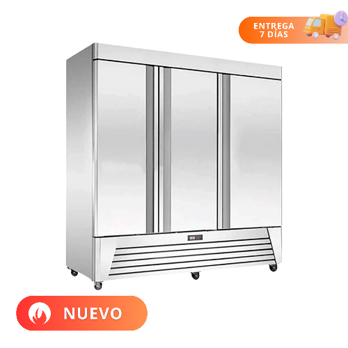 MIGSA Congelador Vertical Acero Inox 72 Pies UR-78F-3