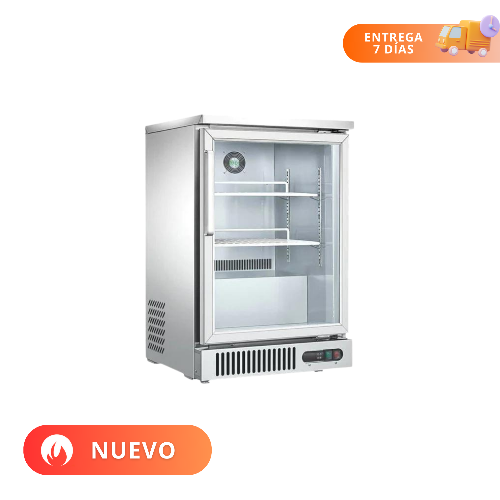 MIGSA Refrigerador Contra barra 1 Puerta De Cristal 180 Litros SG160
