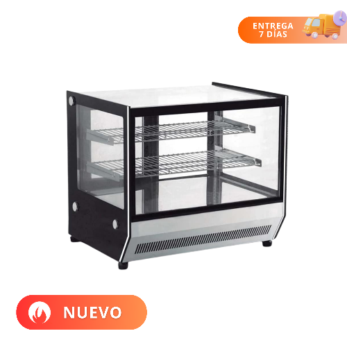 MIGSA Vitrina Exhibidora Caliente Para Mostrador Cristales Rectos GN-1200HRT