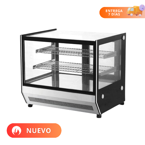 MIGSA Vitrina Exhibidora Cristal Recto 140 Litros GN-900RT
