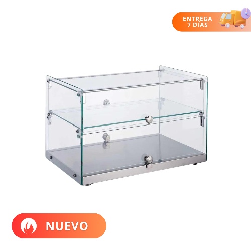 MIGSA Vitrina Exhibidora Neutra Cristal Recto RTZ-50L 