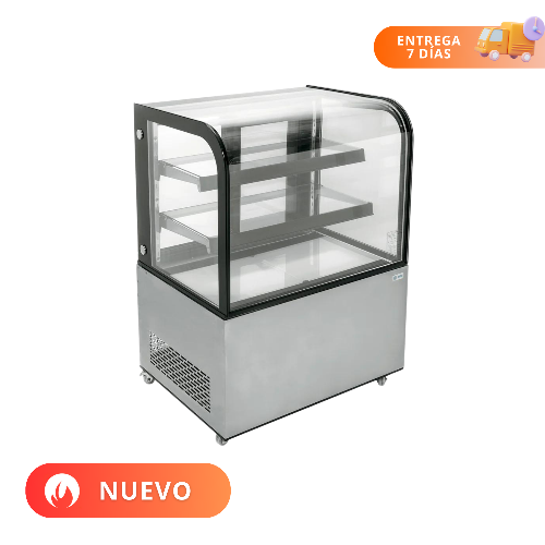 MIGSA Vitrina Refrigerada De Piso Cristal Curvo ARC-270Y
