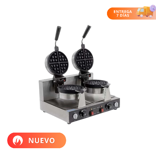 MIGSA Wafflera Belga Giratoria Doble UWBX-2