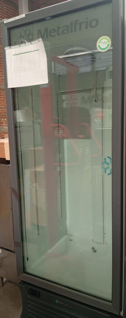 Metalfrío Refrigerador Vertical 1 Puerta de Cristal RB460 Seminuevo