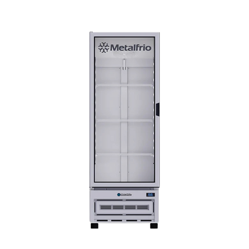 Metalfrío Refrigerador vertical 1 puerta cristal 12 pies RB270 Nuevo