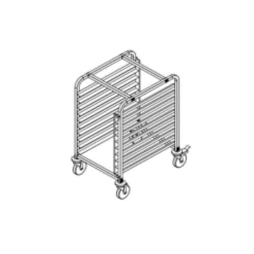 Migsa Carro Tipo Espiguero Sencillo Para 10 Charolas BN-T02 Nuevo
