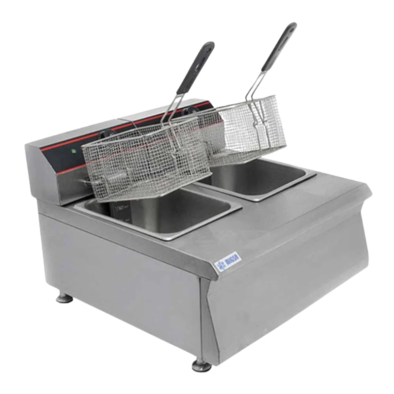 Migsa Freidor de Piso Electrico de Acero Inoxidable BN600-E601 Nuevo