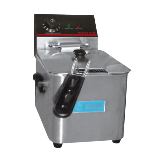 Migsa Freidora Eléctrica de Acero Inoxidable CKEF1LTS8 Nuevo