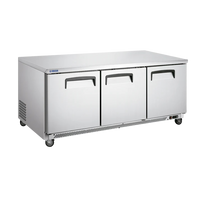 Migsa Mesa Fría Congelada 3 Puertas 530 Litros UC-72F-3 Nuevo