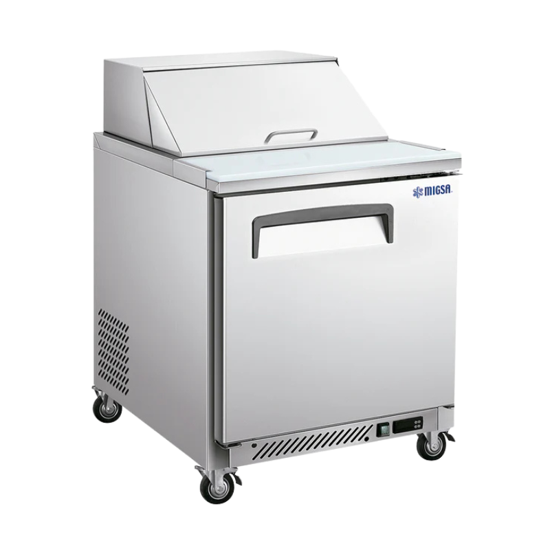 Migsa Mesa Fría Para Ensaladas 1 Puerta 170 Litros Tipo Americano SCL-1 Nuevo
