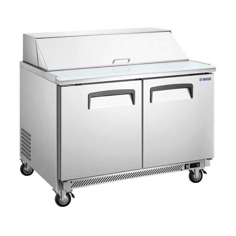 Migsa Mesa Fría Para Ensaladas 2 Puerta 340 Litros Tipo Americano SCL-2 Nuevo