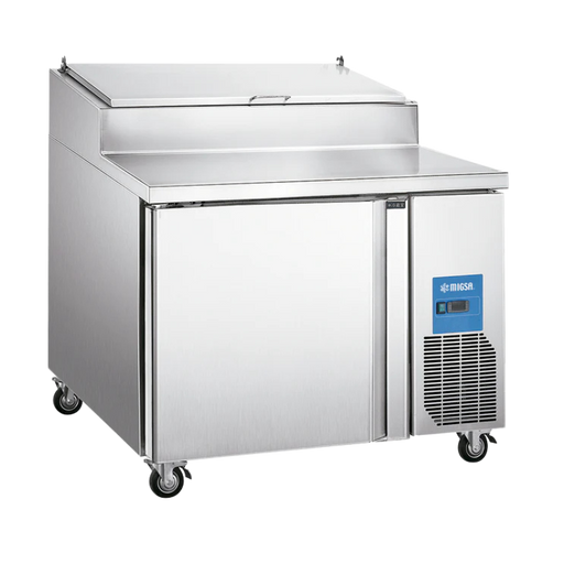 Migsa Mesa Para Preparación De Pizzas 1 Puerta 310 Litros PICL1 Nuevo