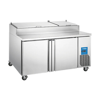 Migsa Mesa Para Preparación De Pizzas 2 Puertas 560 Litros PICL2
