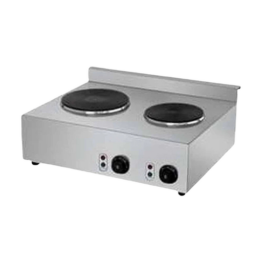 Migsa Parrilla Eléctrica De Inducción 2 Secciones Acero Inoxidable Hsc-2205 Nuevo