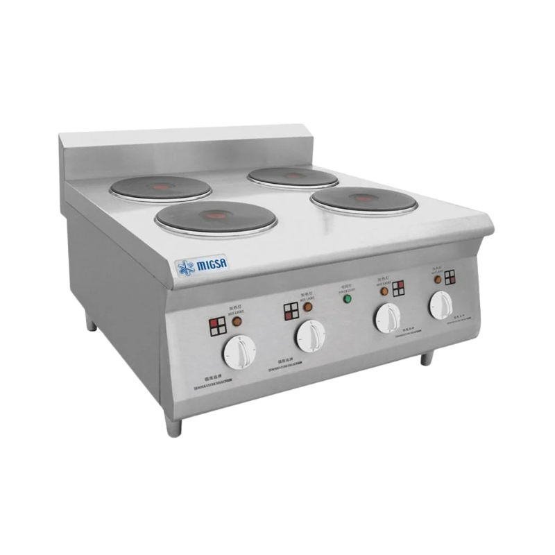Migsa Parrilla Eléctrica de Mesa de Acero Inoxidable E603 Nuevo