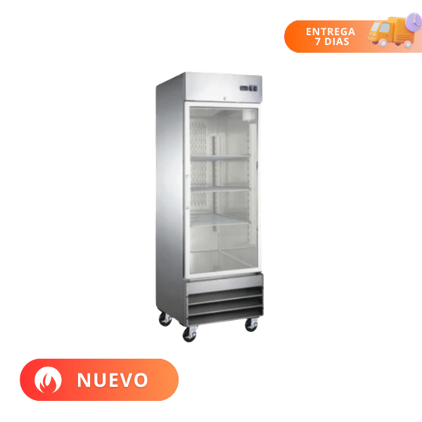 Icehaus Refrigerador 1 Puerta de Cristal RV-1PC-SS-01 Nuevo