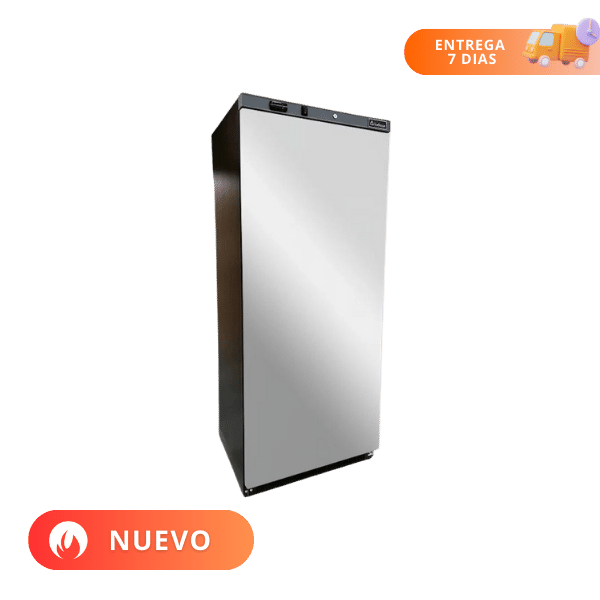 Icehaus Refrigerador 1 Puerta de Acero Inoxidable RVI-400 Nuevo