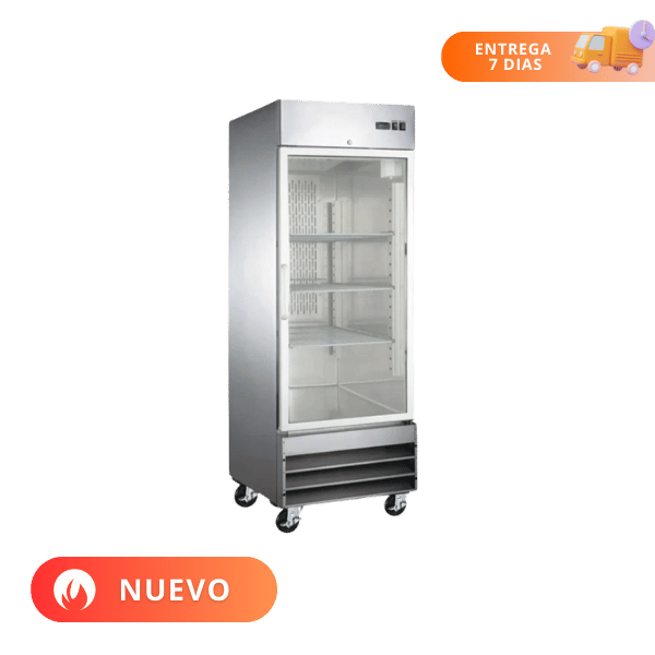 Icehaus Congelador 1 Puerta de Cristal CV-1PC-SS-01 Nuevo