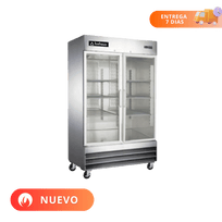 Icehaus Congelador 2 Puertas de Cristal CV-2PC-SS-01 Nuevo