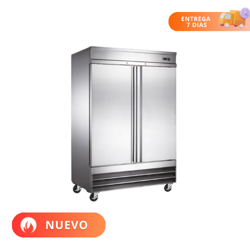 Icehaus Congelador 2 Puertas de Acero CV-2PS-SS-01 Nuevo